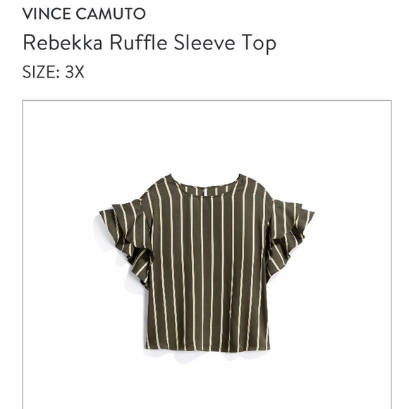 Vince Camuto Tops - New Vince Camuto Ruffle Sleeve Top stitch fix